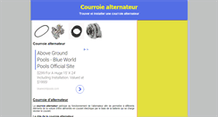 Desktop Screenshot of courroiealternateur.com