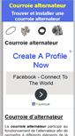 Mobile Screenshot of courroiealternateur.com